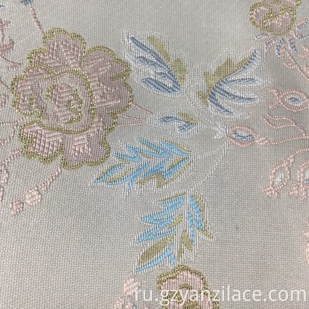 Floral Mattress Woven Custom Jacquard Fabric